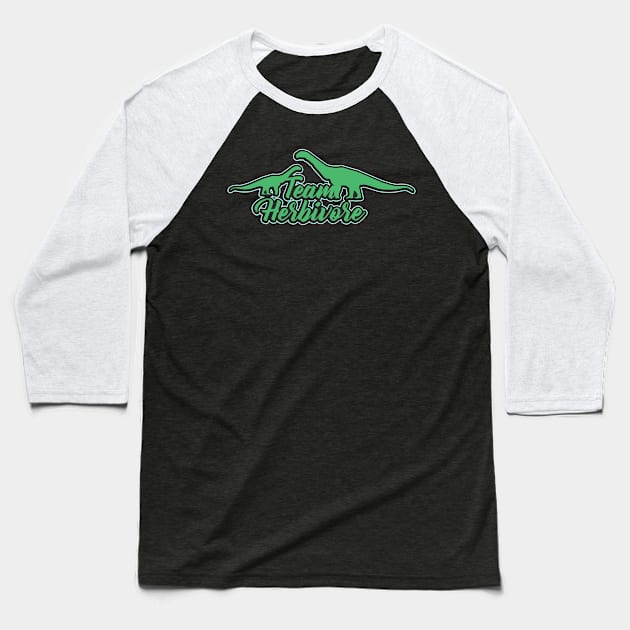 Team Herbivore Baseball T-Shirt by MYFROG